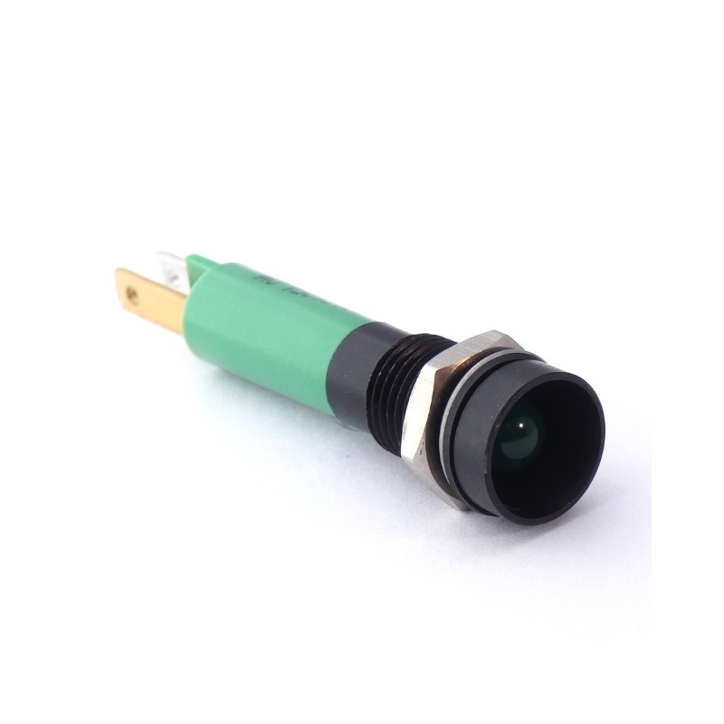 1 pcs - CML Innovative Technologies Panel Mount Indicator, 8mm Mounting Hole Size, Solder Tab Termination, IP67