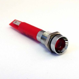 1 pcs - CML Innovative Technologies 1950X23X Series Red Panel Mount Indicator, 230V ac, 8mm Mounting Hole Size, IP67