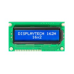 1 pcs - Displaytech 162H CC BC-3LP 162H Alphanumeric LCD Display, White on, 2 Rows by 16 Characters, Transmissive