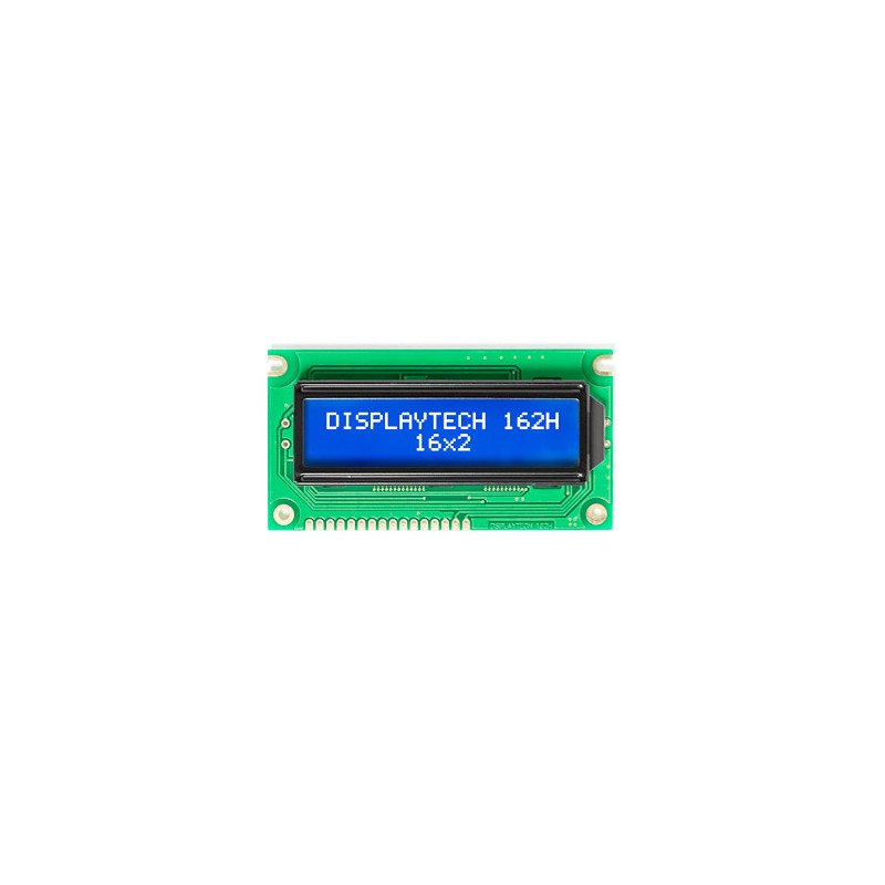 1 pcs - Displaytech 162H CC BC-3LP 162H Alphanumeric LCD Display, White on, 2 Rows by 16 Characters, Transmissive
