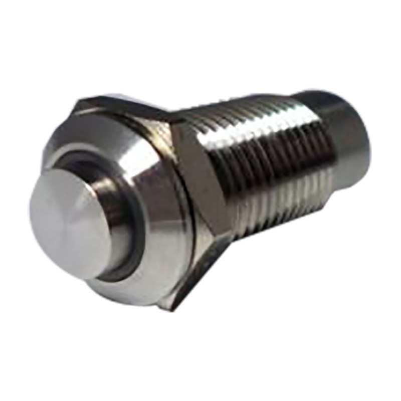 1 pcs - RS PRO Illuminated Push Button Switch, Latching, Panel Mount, 12mm Cutout, SPST, Yellow LED, 220V ac/dc, IP40