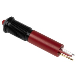 1 pcs - RS PRO Red Panel Mount Indicator, 24V dc, 6mm Mounting Hole Size, Solder Tab Termination