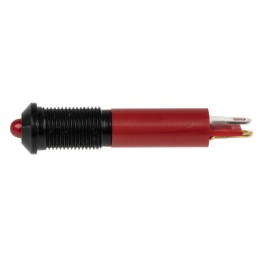 1 pcs - RS PRO Red Panel Mount Indicator, 24V dc, 6mm Mounting Hole Size, Solder Tab Termination