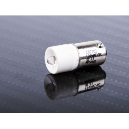 1 pcs - RS PRO White LED Indicator Lamp, 130V ac/dc, BA9s Base, 10mm Diameter, 710mcd