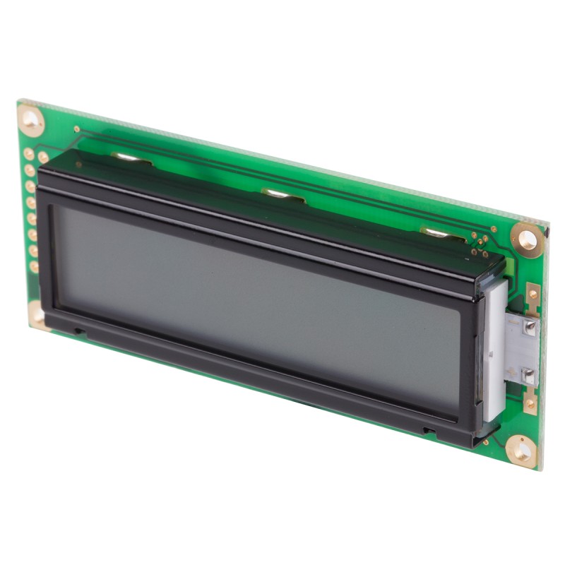 1 pcs - Powertip PC1602LRS-H Alphanumeric LCD Display, 2 Rows by 16 Characters, Transflective