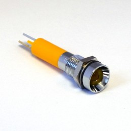 1 pcs - CML Innovative Technologies Panel Mount Indicator, 8mm Mounting Hole Size, Solder Tab Termination, IP67