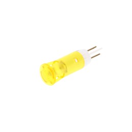 1 pcs - Signal Construct Yellow Panel Mount Indicator, 24 - 28V, 10mm Mounting Hole Size