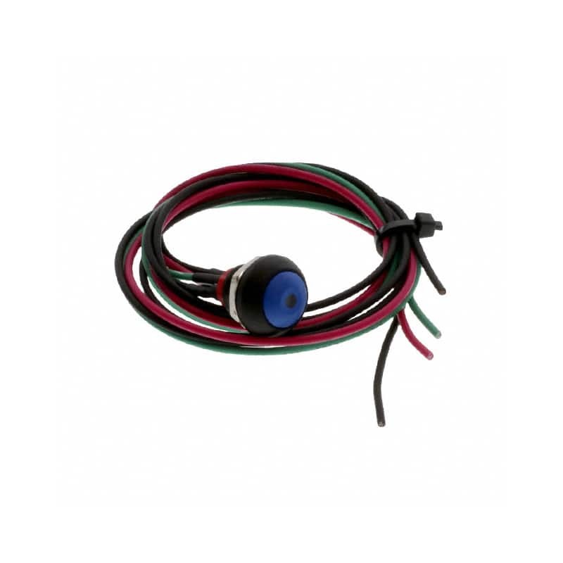 1 pcs - TE Connectivity PB6 Series Illuminated Push Button Switch, (On)-Off, Panel Mount, SPST - NO, Red LED, 50 V dc, 125V ac,