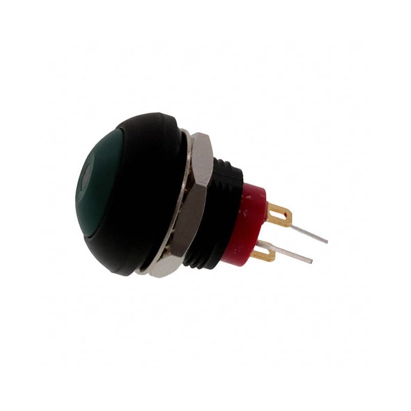 1 pcs - TE Connectivity PB6 Series Illuminated Push Button Switch, (On)-Off, Panel Mount, SPST - NO, Yellow LED, 50 V dc, 125V