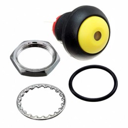 1 pcs - TE Connectivity PB6 Series Illuminated Push Button Switch, (On)-Off, Panel Mount, SPST - NO, White LED, 50 V dc, 125V