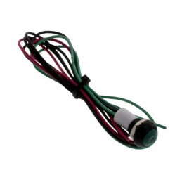 1 pcs - TE Connectivity PB6 Series Illuminated Push Button Switch, (On)-Off, Panel Mount, SPST - NO, Red LED, 50 V dc, 125V ac,