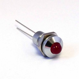 1 pcs - CML Innovative Technologies 1904X00X Series Red Panel Mount Indicator, 2V, 8mm Mounting Hole Size, IP40
