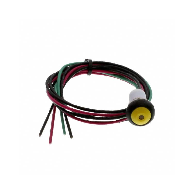 1 pcs - TE Connectivity PB6 Series Illuminated Push Button Switch, (On)-Off, Panel Mount, SPST - NO, Red LED, 50 V dc, 125V ac,