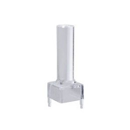 100 pcs - VLP-650-F Bivar, PCB Mounted LED Light Pipe, Clear Round Lens