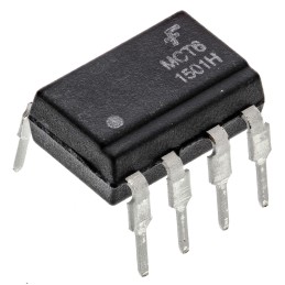 1000 pcs - onsemi, MCT6 DC Input Transistor Output Dual Optocoupler, Through Hole, 8-Pin PDIP