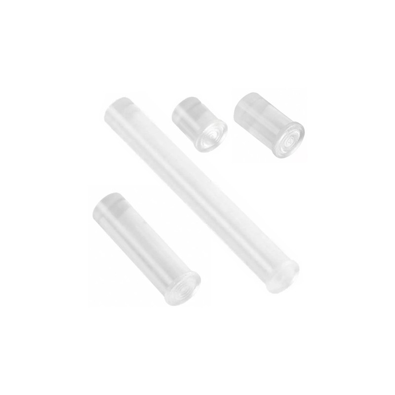 1000 pcs - LPC_034_CTP VCC, Panel Mount LED Light Pipe, Clear Round Lens, Clear LED included