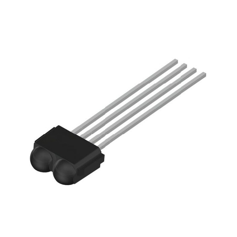 2 pcs - Vishay TSOP58236, 36kHz IR Receiver, 950nm ±45 °, 40m Range, 2.5 V - 5.5V, Through Hole, 5 x 4.8 x 6.95mm