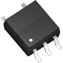 2 pcs - Vishay, VOM452T DC Input Phototransistor Output Optocoupler, Surface Mount, 5-Pin SOP