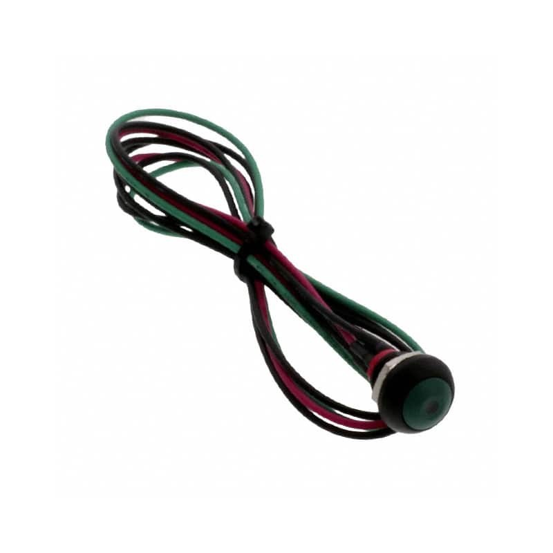 25 pcs - TE Connectivity PB6 Series Illuminated Push Button Switch, (On)-Off, Panel Mount, SPST - NO, Yellow LED, 50 V dc, 125V