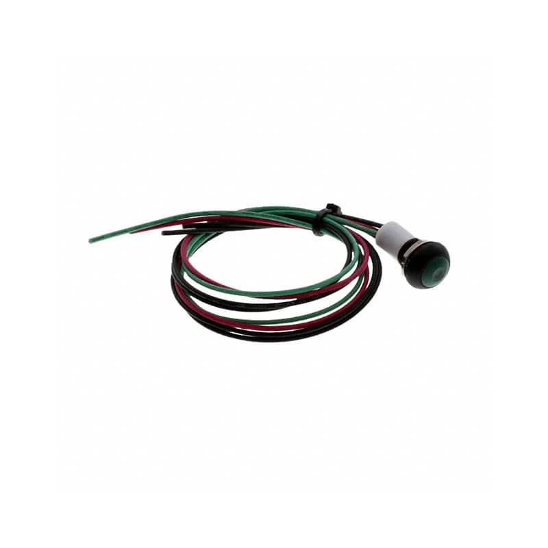 25 pcs - TE Connectivity PB6 Series Illuminated Push Button Switch, (On)-Off, Panel Mount, SPST - NO, White LED, 50 V dc, 125V