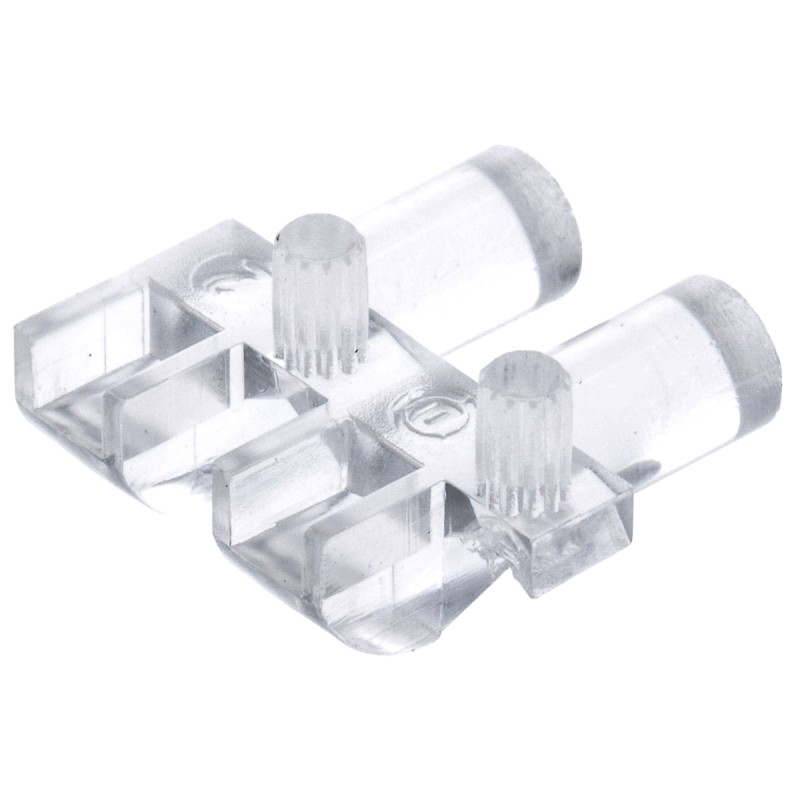 25 pcs - 515-1071F Dialight, PCB Mounted 2-Way Right Angle LED Light Pipe, Clear Round Lens