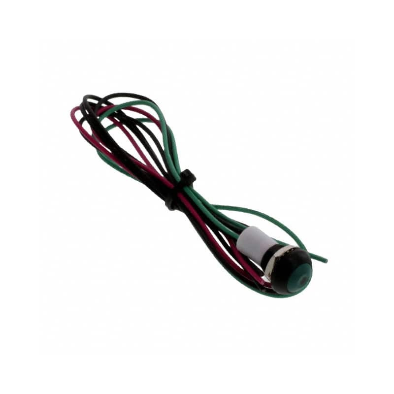 25 pcs - TE Connectivity PB6 Series Illuminated Push Button Switch, (On)-Off, Panel Mount, SPST - NO, Red LED, 50 V dc, 125V ac