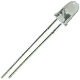 5 pcs - VSLY5850 Vishay, 850nm High Speed Infrared Emitting Diode, 5mm (T-1 3/4) Through Hole package