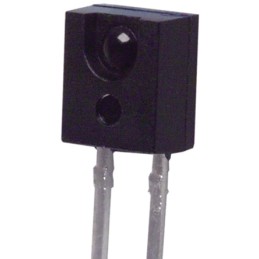 500 pcs - QSE113 onsemi, 25 ° IR Phototransistor, Through Hole 2-Pin Side Looker package