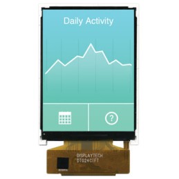 150 pcs - Displaytech DT024CTFT TFT LCD Colour Display, 2.4in QVGA, 240 x 320pixels