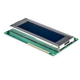 200 pcs - Displaytech 204A-CC-BC-3LP Alphanumeric LCD Display, White on Blue, 4 Rows by 20 Characters, Transflective