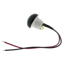 50 pcs - ITW Switches 48 Series Illuminated Push Button Switch, Momentary, Panel Mount, 13.6mm Cutout, SPST, Red LED, 48V dc,