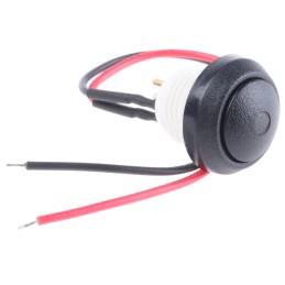 50 pcs - ITW Switches 48 Series Illuminated Push Button Switch, Latching, Panel Mount, 13.6mm Cutout, SPST, Blue LED, 48V dc,