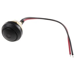 50 pcs - ITW Switches 48 Series Illuminated Push Button Switch, Momentary, Panel Mount, 13.6mm Cutout, SPST, Blue LED, 48V dc,