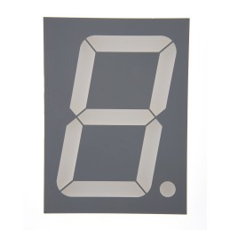 6 pcs - SC40-19SURKWA Kingbright 7-Segment LED Display, CC Red 250 mcd RH DP 101mm