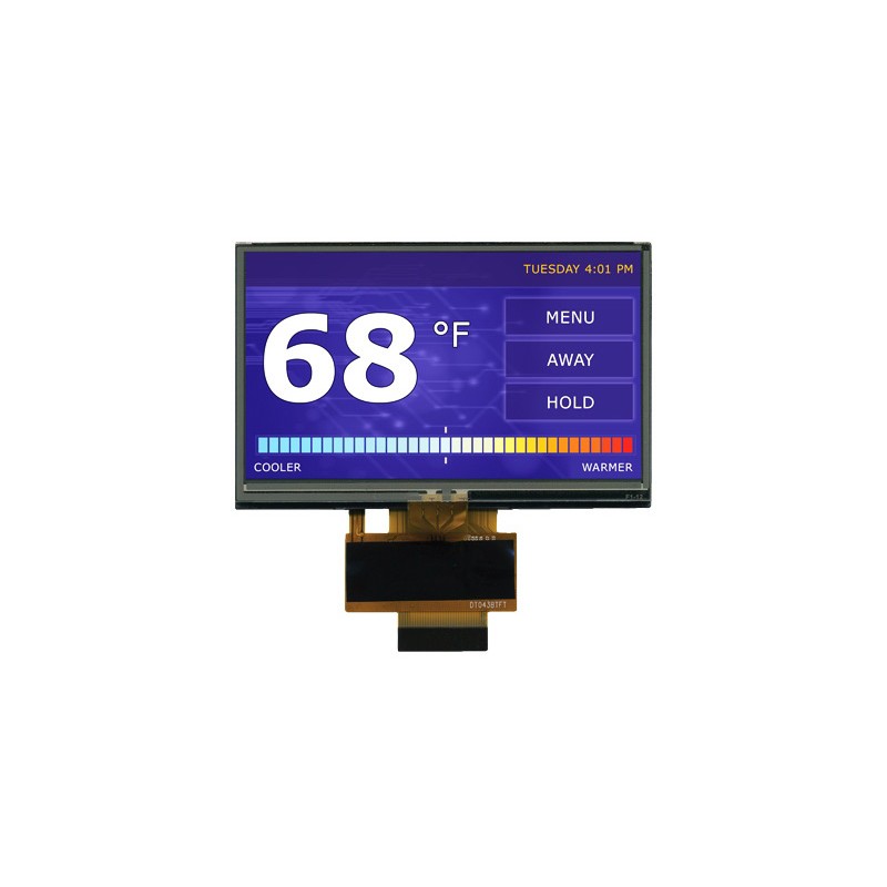 96 pcs - Displaytech DT043BTFT-TS TFT LCD Colour Display / Touch Screen, 4.3in, 480 x 272pixels