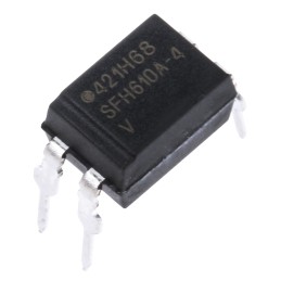 10 pcs - Vishay, SFH610A-4 DC Input Transistor Output Optocoupler, Through Hole, 4-Pin PDIP