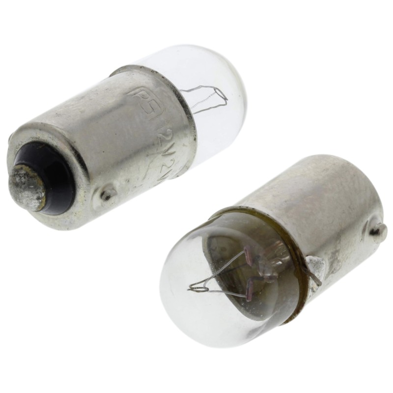 10 pcs - RS PRO BA9s Indicator Light, Clear, 12 V, 160 mA, 10000h