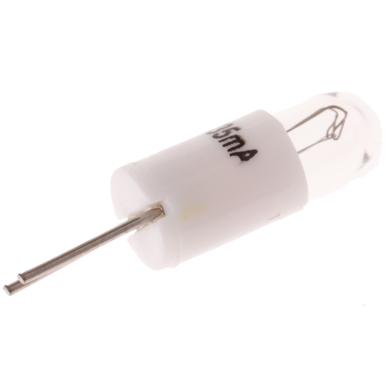 10 pcs - RS PRO Bi-Pin Indicator Light, Clear, 24 V, 35 mA, 7500h