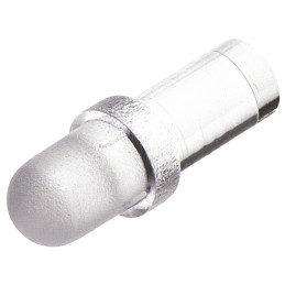 10 pcs - PLP1-250 Bivar, Panel Mount LED Light Pipe, Clear Dome Lens