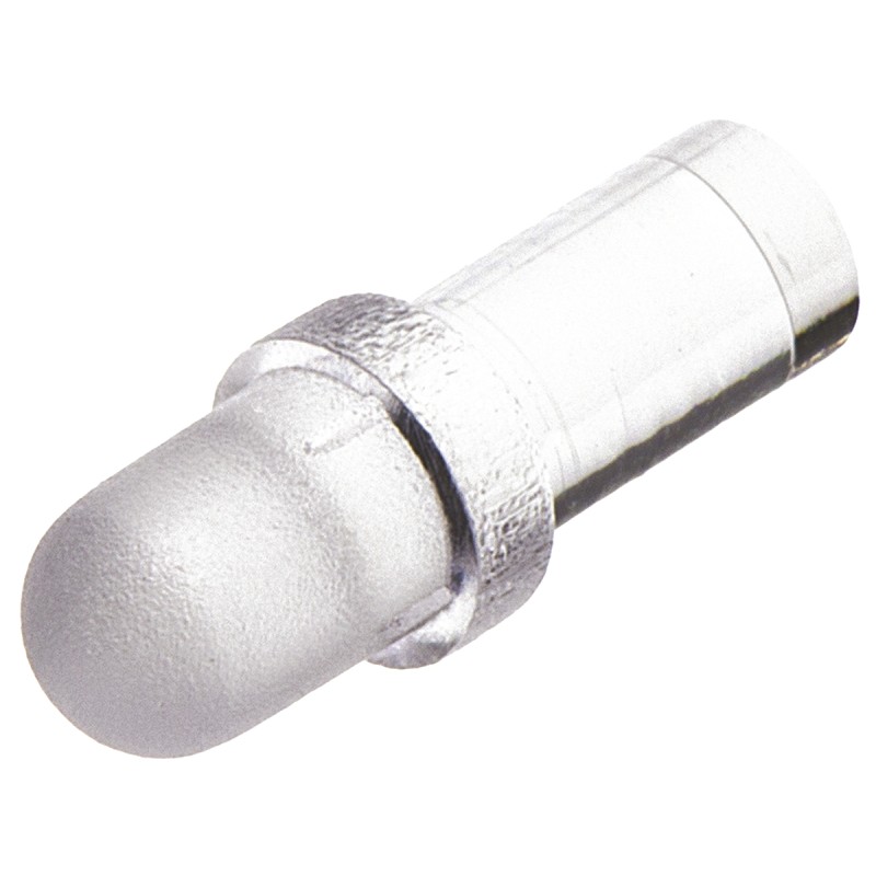 10 pcs - PLP1-250 Bivar, Panel Mount LED Light Pipe, Clear Dome Lens