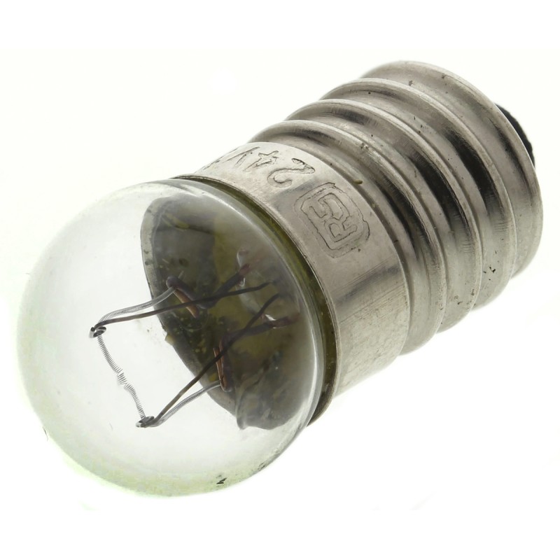 10 pcs - RS PRO E10 Indicator Light, Clear, 24 V, 116 mA, 3000h