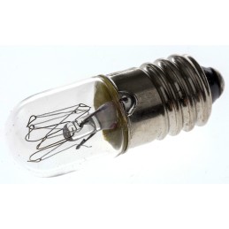 10 pcs - RS PRO E10 Indicator Light, Clear, 240 V, 13 mA, 1000h