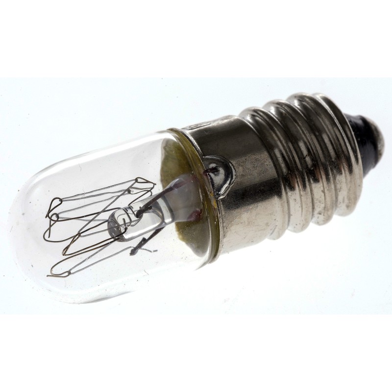 10 pcs - RS PRO E10 Indicator Light, Clear, 240 V, 13 mA, 1000h