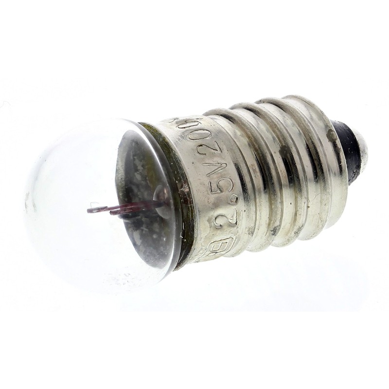 10 pcs - RS PRO E10 Indicator Light, Clear, 2.5 V, 200 mA, 10h