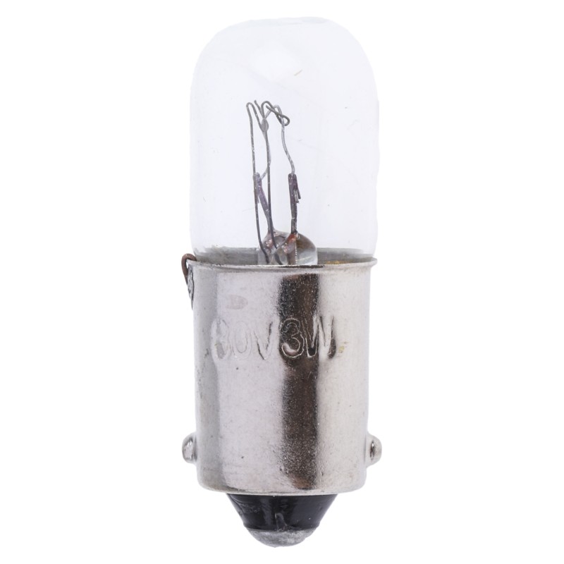 10 pcs - Orbitec BA9s Indicator Light, Clear, 30 V, 100 mA, 1000h