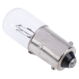10 pcs - Orbitec BA9s Indicator Light, Clear, 30 V, 100 mA, 1000h