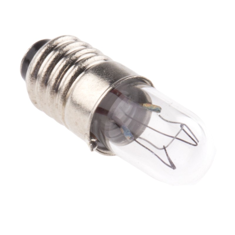 10 pcs - RS PRO E5 Indicator Light, Clear, 14 V, 80 mA, 10000h