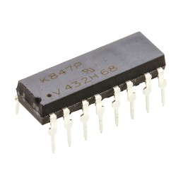 10 pcs - Vishay, K847PH DC Input Transistor Output Quad Optocoupler, Through Hole, 16-Pin DIP