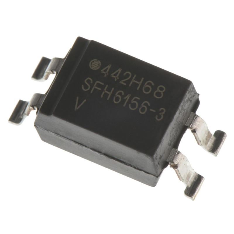 10 pcs - Vishay, SFH6156-3T DC Input Transistor Output Optocoupler, Surface Mount, 4-Pin SMD