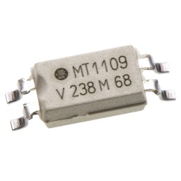 10 pcs - Vishay, TCMT1109 DC Input Transistor Output Optocoupler, Surface Mount, 4-Pin Mini-Flat
